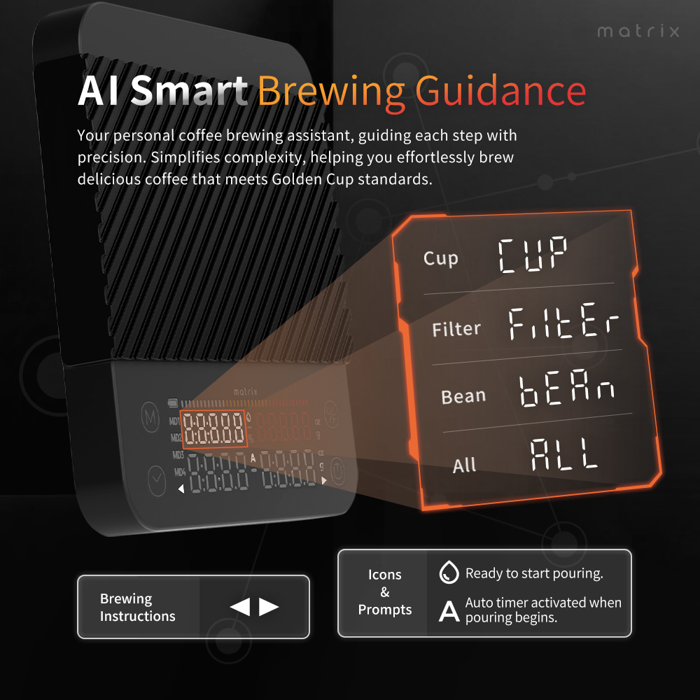 Matrix M2Pro AI smart coffee scale