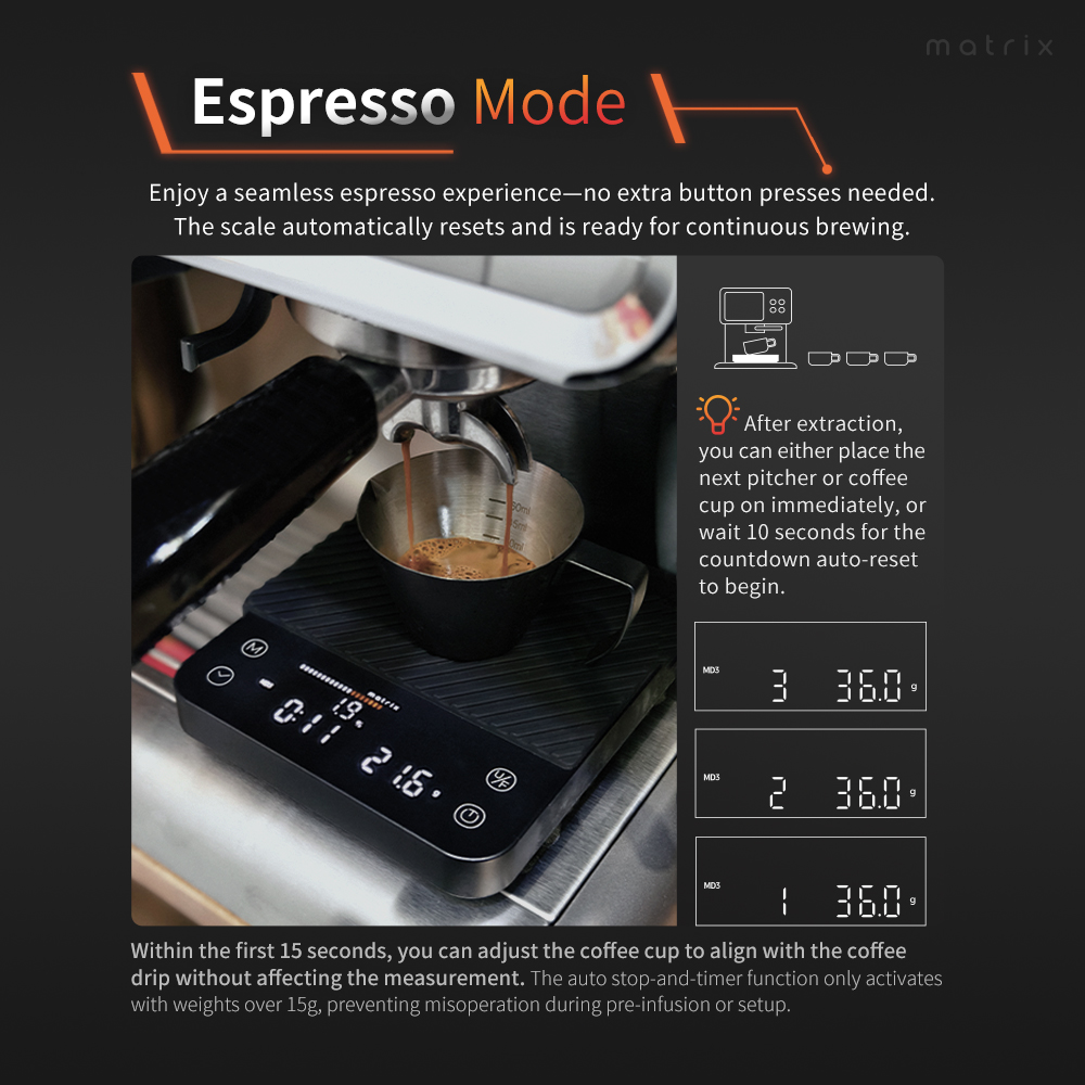 Matrix M2Pro AI smart coffee scale